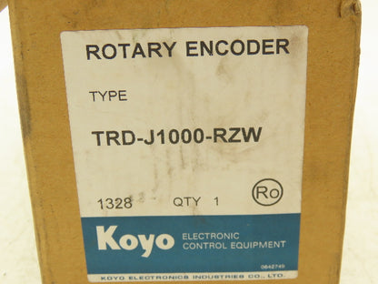 Koyo TRD-J1000-RZW Rotary Absolute Encoder 5/16" Shaft