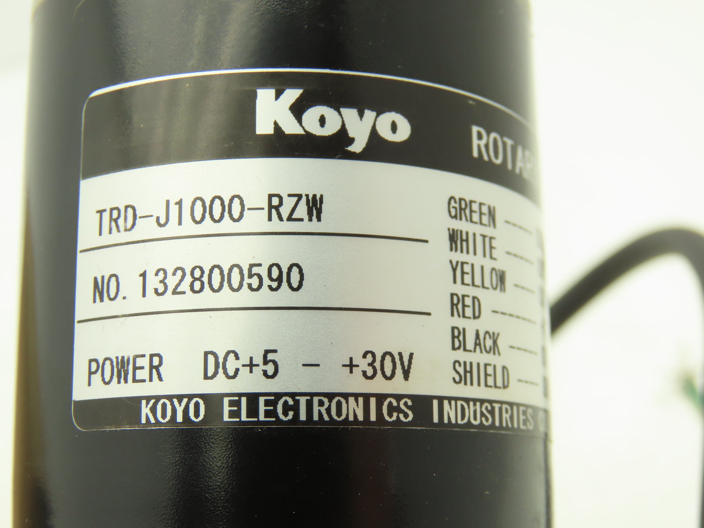Koyo TRD-J1000-RZW Rotary Absolute Encoder 5/16" Shaft