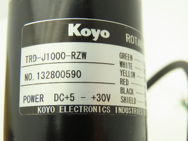 Koyo TRD-J1000-RZW Rotary Absolute Encoder 5/16" Shaft