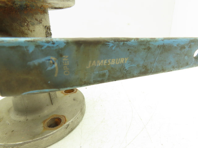 Jamesbury 2" 5150 Flanged Ball Valve 316SS 275PSI Class 150 Stainless