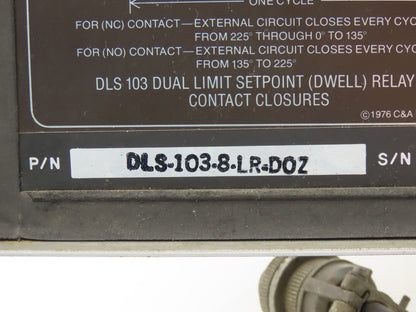 C&R Products DLS-103 Programmable Limit Switch 115VAC