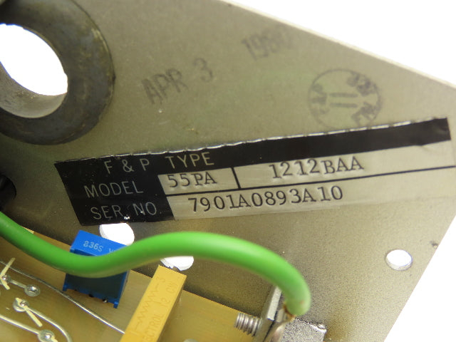 Fischer & Porter 55PA1000 Process Alarm Relay Board 24VDC 55PA 1212BAA