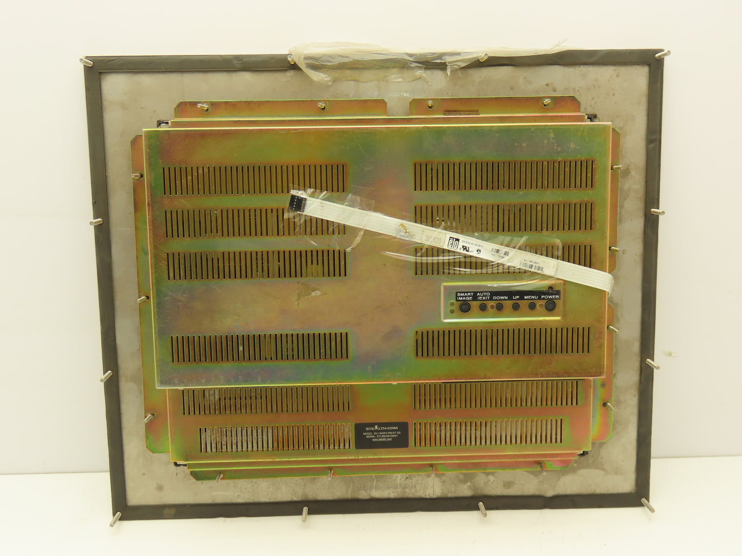 Stealth SV-1900P3-PM-RT-SS Industrial Computer Panel Mount LCD Monitor 19"Screen