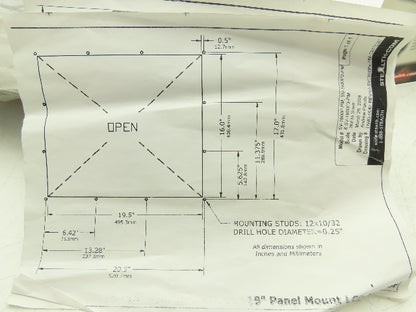Stealth SV-1900P3-PM-RT-SS Industrial Computer Panel Mount LCD Monitor 19"Screen