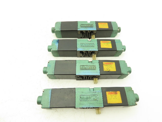 Numatics 082SS625M015M Pneumatic Solenoid Valve 5/3 24VDC 081SS600M  Lot of 4
