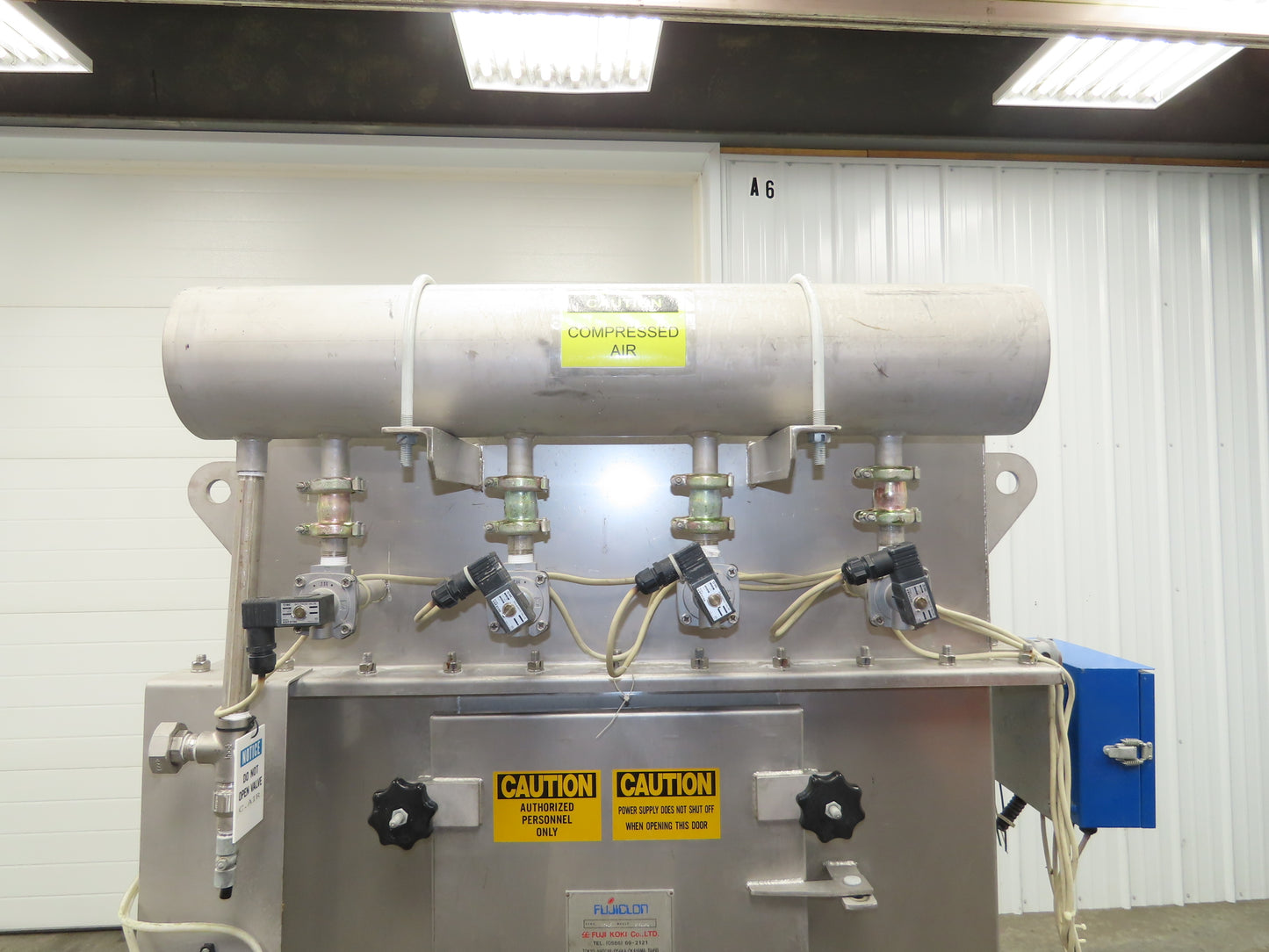 Fuji NMT-16 Fujiclon Dust Collector Baghouse NM 16 Filters Stainless 36x36x63"