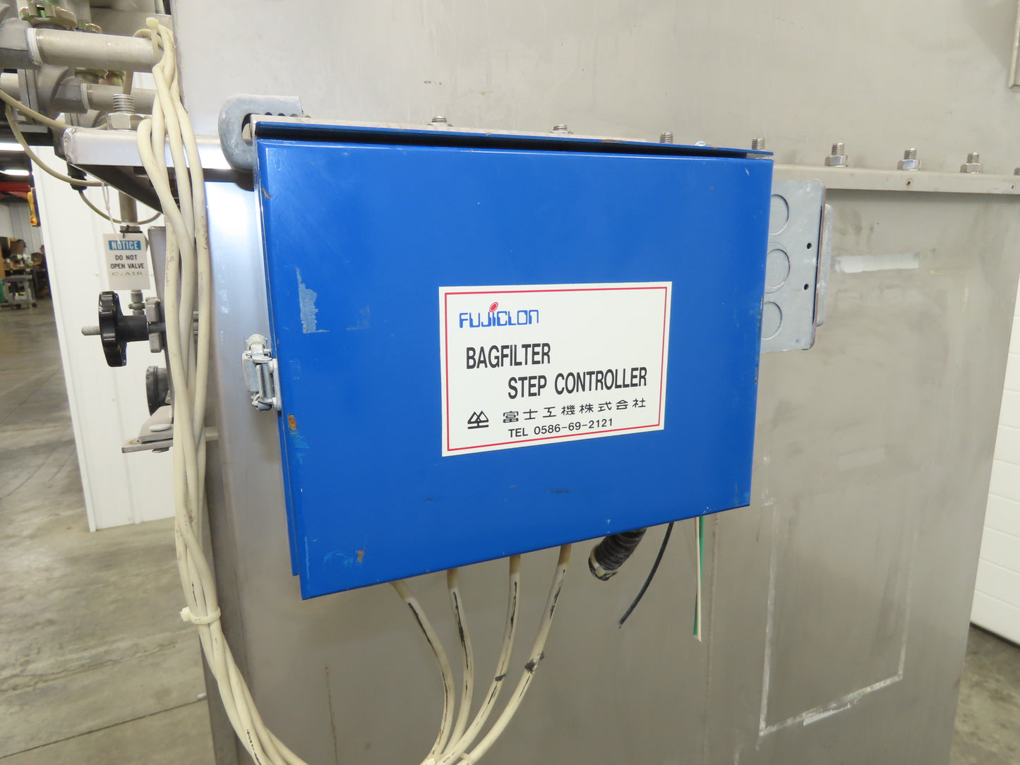 Fuji NMT-16 Fujiclon Dust Collector Baghouse NM 16 Filters Stainless 36x36x63"