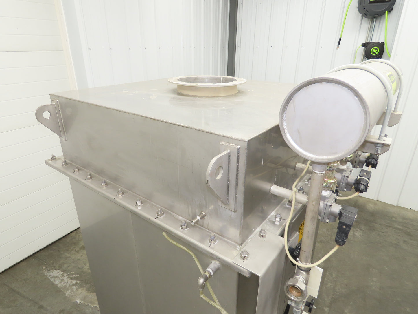 Fuji NMT-16 Fujiclon Dust Collector Baghouse NM 16 Filters Stainless 36x36x63"