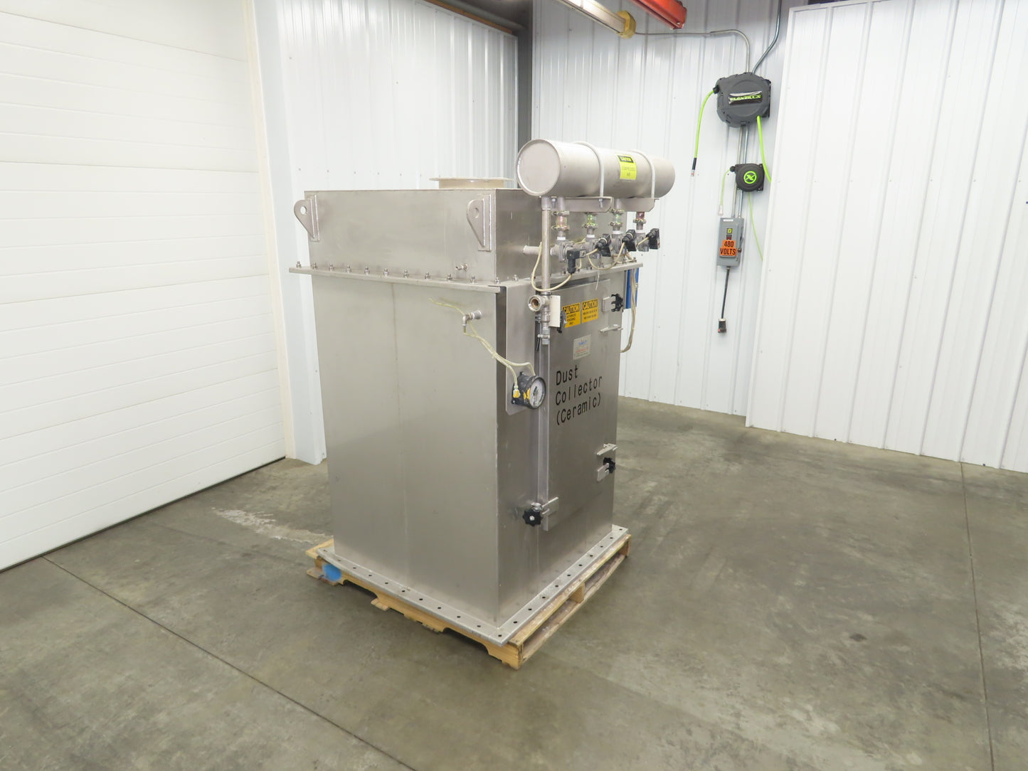 Fuji NMT-16 Fujiclon Dust Collector Baghouse NM 16 Filters Stainless 36x36x63"