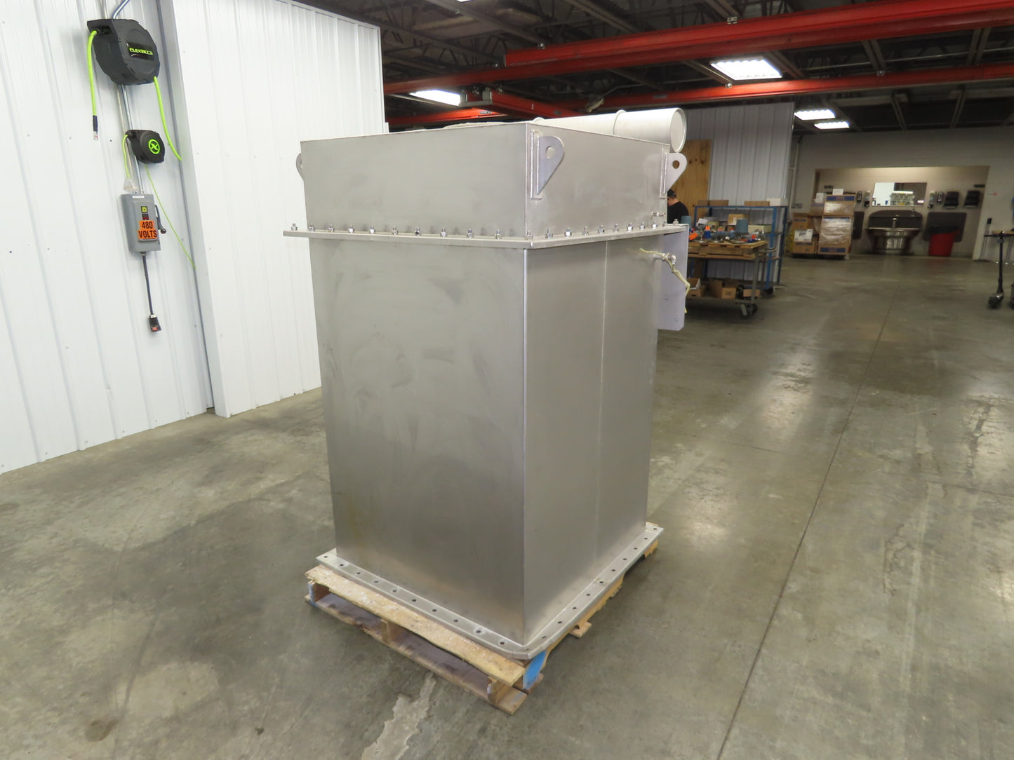Fuji NMT-16 Fujiclon Dust Collector Baghouse NM 16 Filters Stainless 36x36x63"