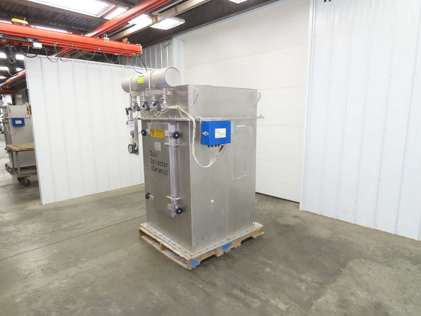 Fuji NMT-16 Fujiclon Dust Collector Baghouse NM 16 Filters Stainless 36x36x63"