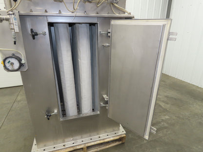 Fuji NMT-16 Fujiclon Dust Collector Baghouse NM 16 Filters Stainless 36x36x63"