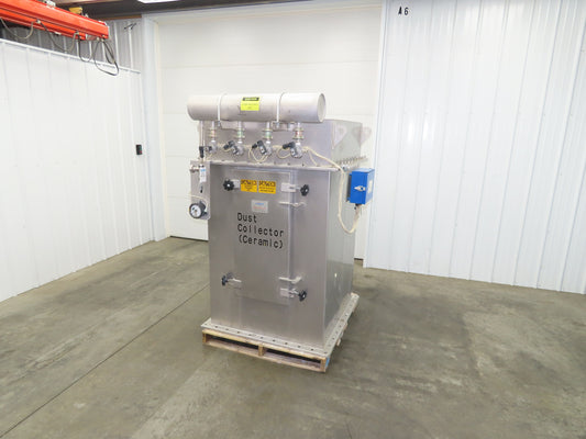Fuji NMT-16 Fujiclon Dust Collector Baghouse NM 16 Filters Stainless 36x36x63"