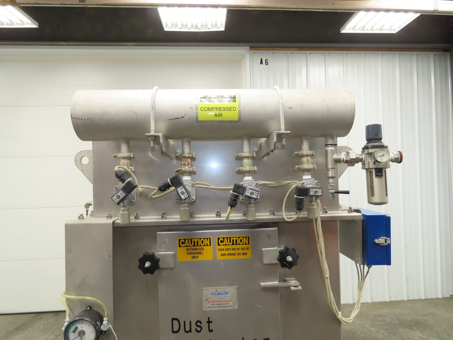 Fuji NMT-16 Fujiclon Dust Collector Baghouse NM 16 Filters Stainless 36x36x63"