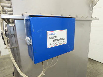 Fuji NMT-16 Fujiclon Dust Collector Baghouse NM 16 Filters Stainless 36x36x63"