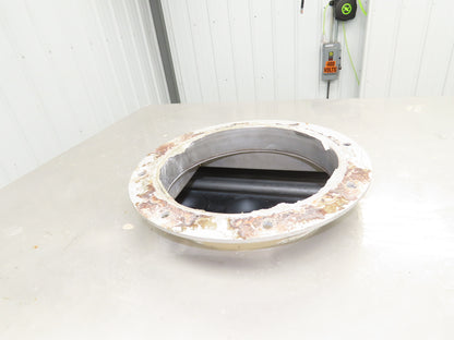 Fuji NMT-16 Fujiclon Dust Collector Baghouse NM 16 Filters Stainless 36x36x63"