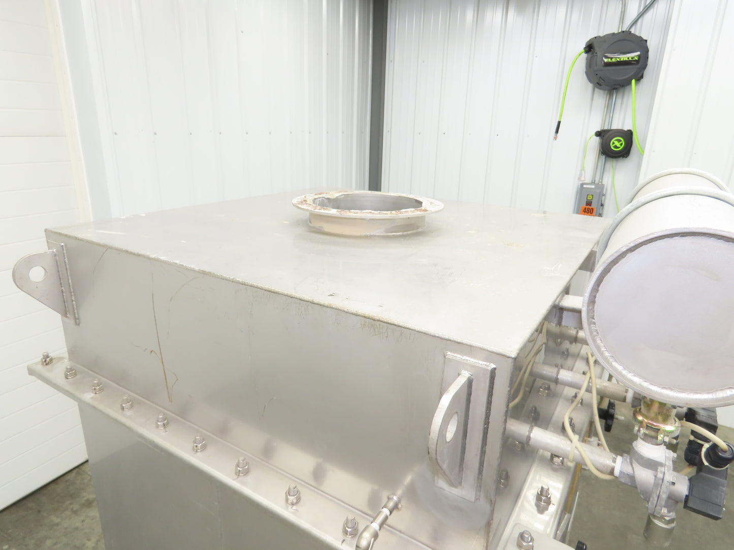 Fuji NMT-16 Fujiclon Dust Collector Baghouse NM 16 Filters Stainless 36x36x63"