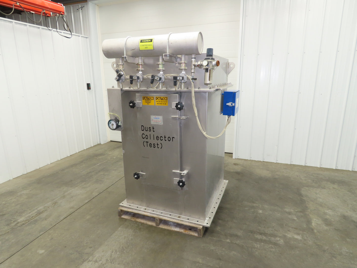 Fuji NMT-16 Fujiclon Dust Collector Baghouse NM 16 Filters Stainless 36x36x63"