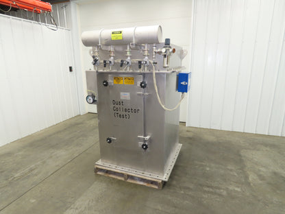 Fuji NMT-16 Fujiclon Dust Collector Baghouse NM 16 Filters Stainless 36x36x63"