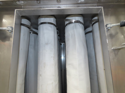 Fuji NMT-16 Fujiclon Dust Collector Baghouse NM 16 Filters Stainless 36x36x63"