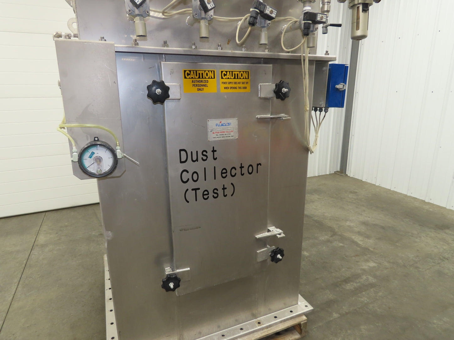 Fuji NMT-16 Fujiclon Dust Collector Baghouse NM 16 Filters Stainless 36x36x63"