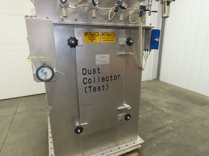 Fuji NMT-16 Fujiclon Dust Collector Baghouse NM 16 Filters Stainless 36x36x63"
