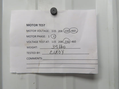 I-TA Machinery FME22 Gearmotor Brake Motor 1/2Hp 220V 3PH 25:1 Ratio 69rpm