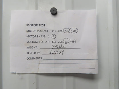 I-TA Machinery FME22 Gearmotor Brake Motor 1/2Hp 220V 3PH 25:1 Ratio 69rpm