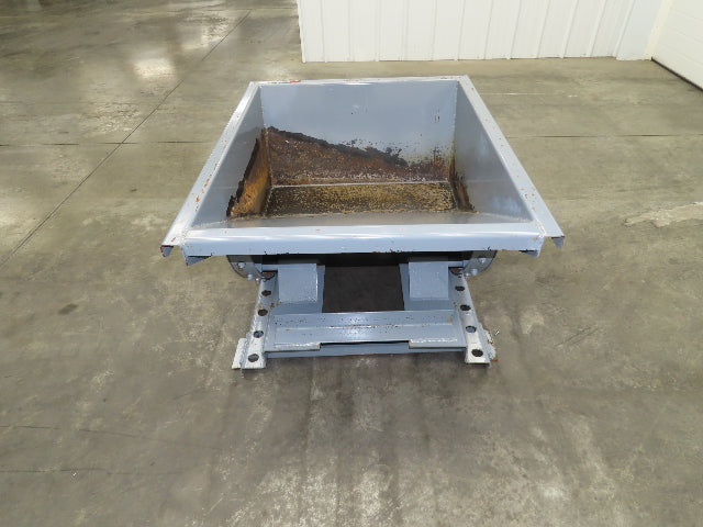 Wright 2555 Self Dumping Hopper 1/4 Yd 4000lb 2 Ton 10 Gauge Steel Gray