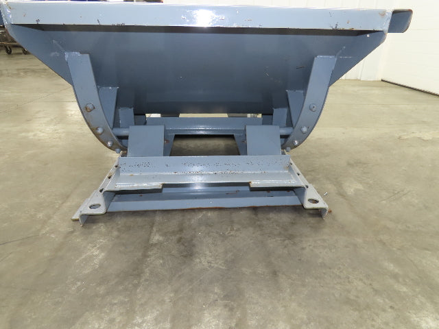 Wright 2555 Self Dumping Hopper 1/4 Yd 4000lb 2 Ton 10 Gauge Steel Gray