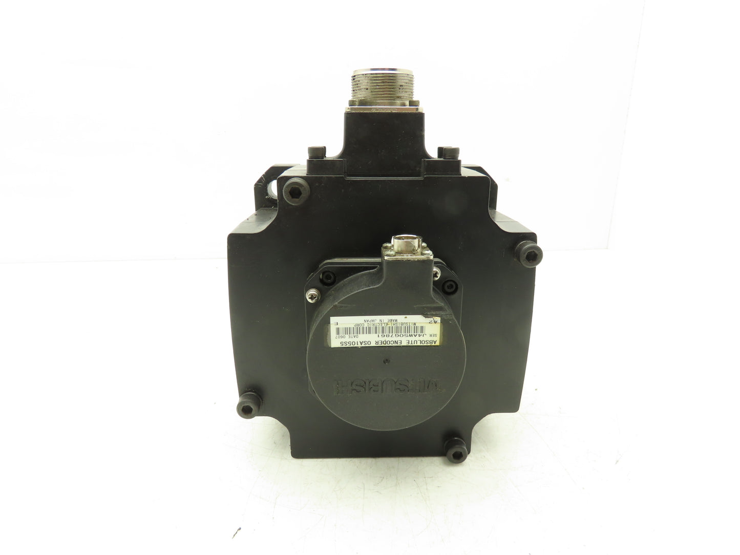 Mitsubishi HF204S AC Servo Motor 2kw 132V 3PH 3000rpm - Encoder 0SA105S5