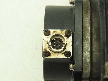 Mitsubishi HF204S AC Servo Motor 2kw 132V 3PH 3000rpm - Encoder 0SA105S5A