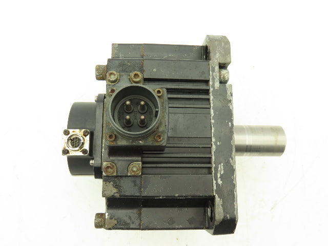 Mitsubishi HF204S AC Servo Motor 2kw 132V 3PH 3000rpm - Encoder 0SA105S5A