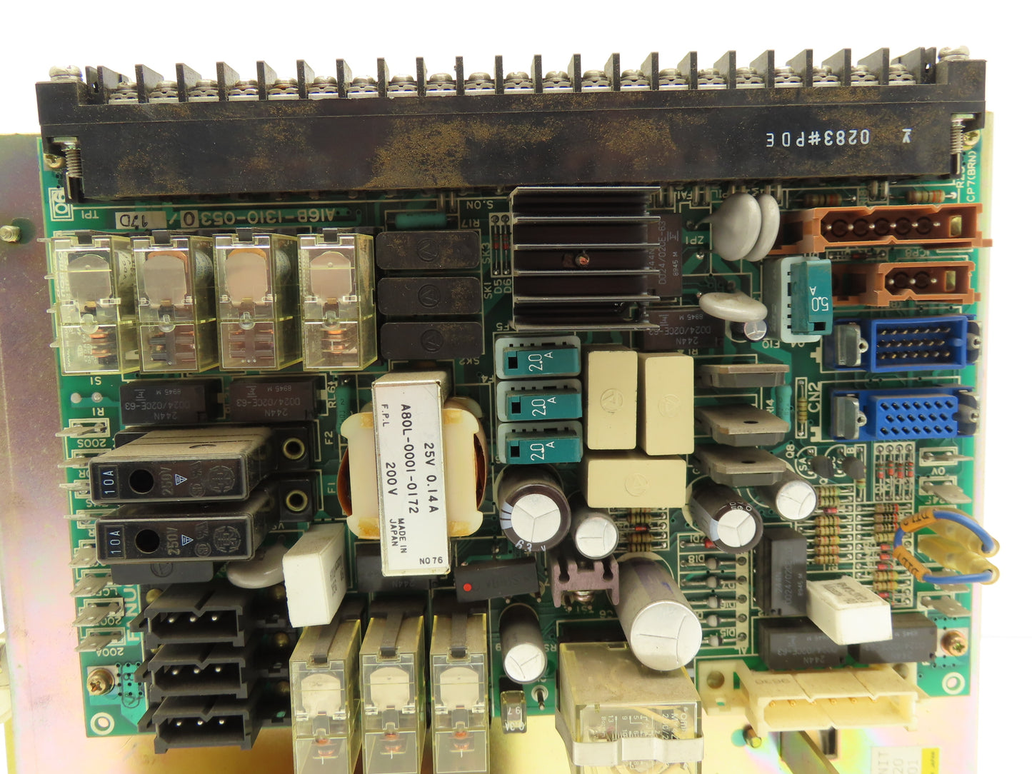Fanuc A14B-0076-B320 Power Input Unit & Servo Add On Module