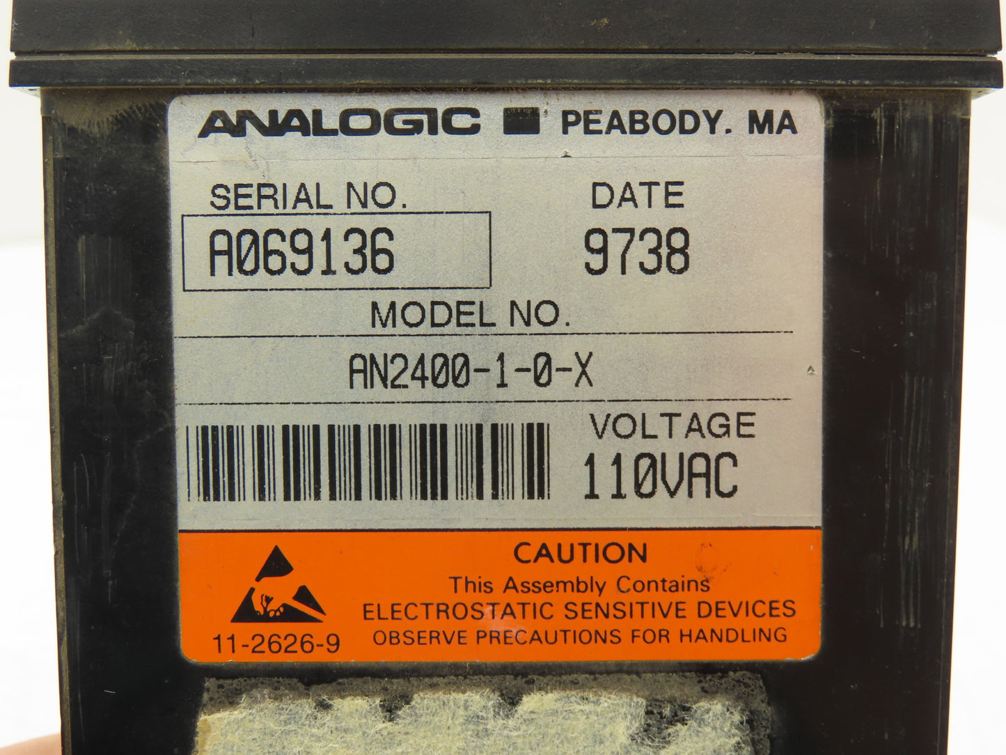 Analogic AN2400-1-0-X ADC Champion Series Process Controller 110VAC