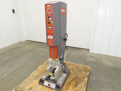Branson 8700 Ultrasonic Welder Powered Welding Head Unit Sonitek Thermal Press