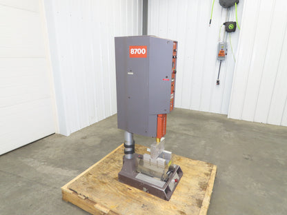 Branson 8700 Ultrasonic Welder Powered Welding Head Unit Sonitek Thermal Press
