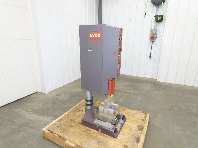 Branson 8700 Ultrasonic Welder Powered Welding Head Unit Sonitek Thermal Press