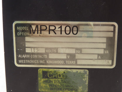 Westronics MPR 100 Controller with Memory Card Slot