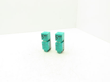 Pepperl Fuchs NJ20+U4+A2 5-Way Inductive Sensor PNP NO/NC 10-30VDC Lot of 2