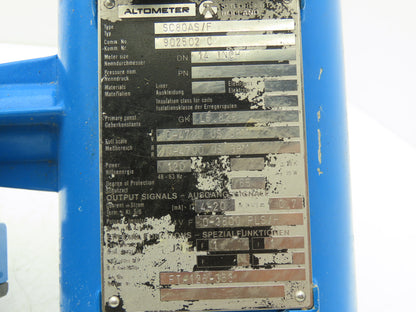Altometer SC80AS/F Flow Meter Transmitter 0-4700gpm 902502 C
