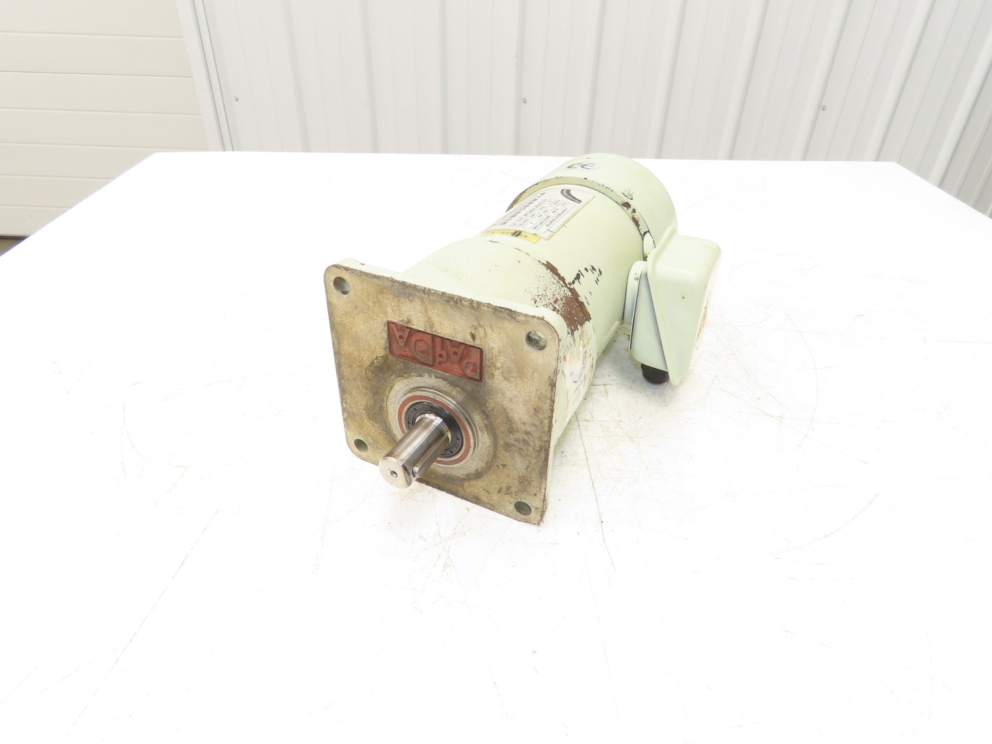 I-TA Machinery AEV400 Gearmotor Brake Motor .5Hp 220V 3PH 25:1 Ratio 69rpm FME22