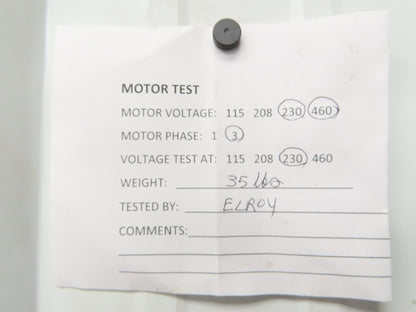 I-TA Machinery AEV400 Gearmotor Brake Motor .5Hp 220V 3PH 25:1 Ratio 69rpm FME22