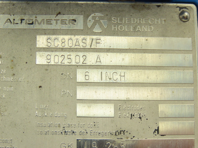 Altometer SC80AS/F Flow Meter Transmitter 0-2050gpm 902502 A