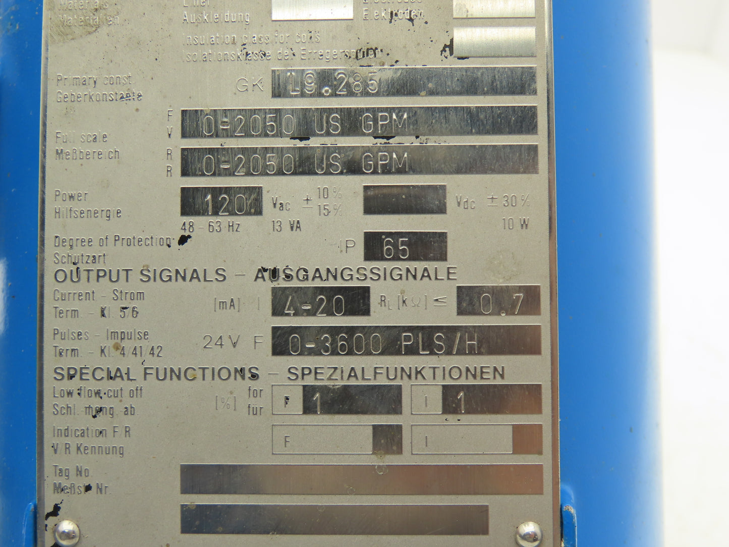 Altometer SC80AS/F Flow Meter Transmitter 0-2050gpm 902502 A