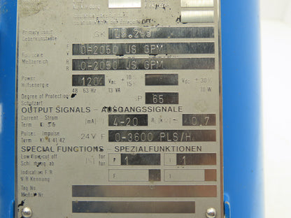 Altometer SC80AS/F Flow Meter Transmitter 0-2050gpm 902502 A