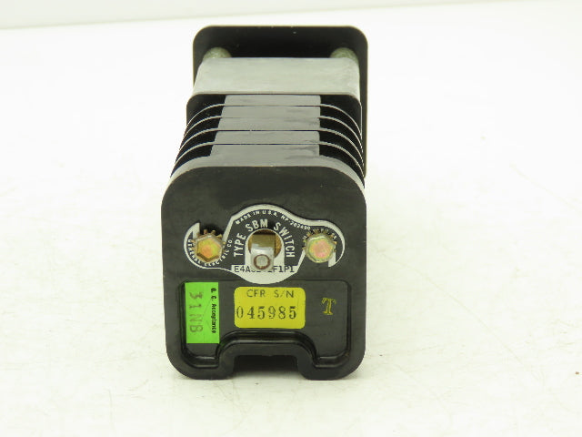 General Electric E4A32T1F1P1 SBM Switch Rotary Control 2 Position Stop/Start