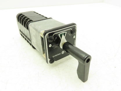 General Electric E4A32T1F1P1 SBM Switch Rotary Control 2 Position Stop/Start