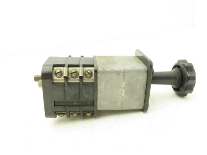 General Electric 10AA008 SBM Switch Rotary Control 3 Position Ammeter Transfer