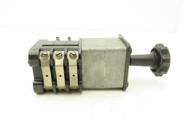 General Electric 10AA008 SBM Switch Rotary Control 3 Position Ammeter Transfer